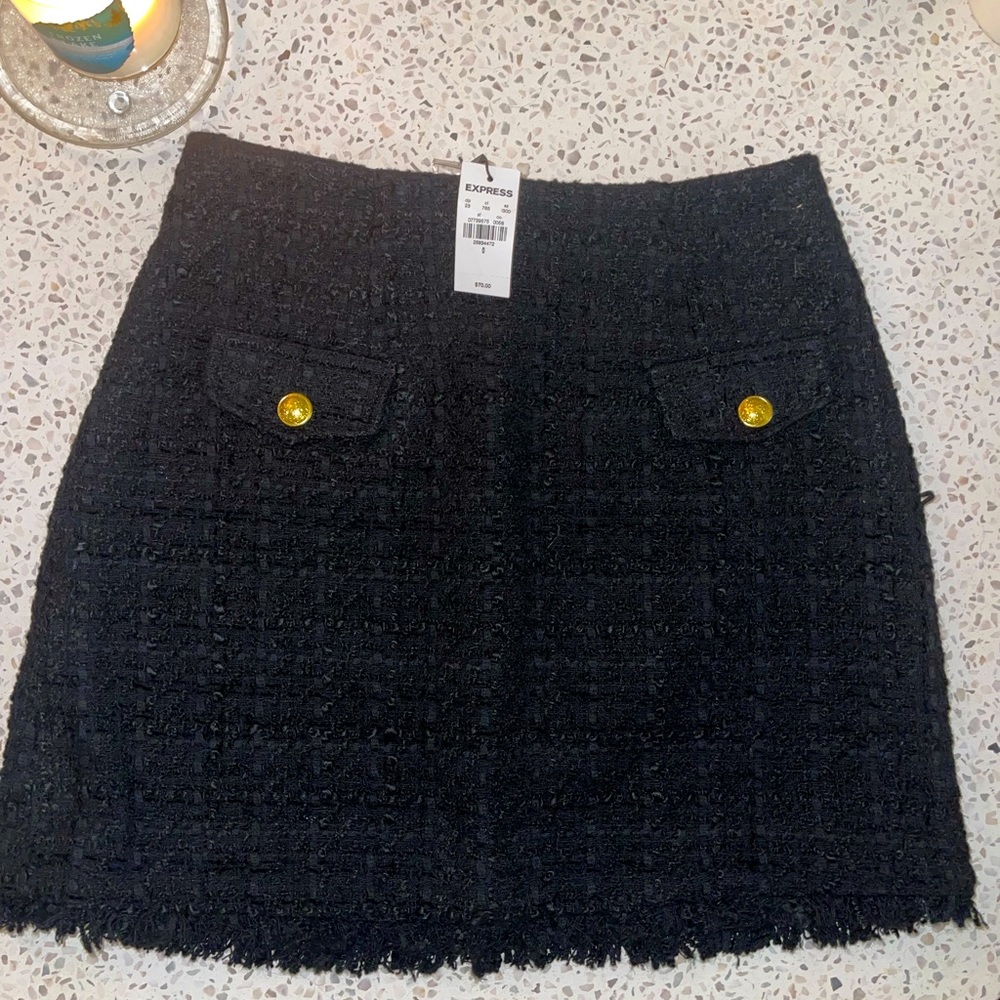 NWT Express Tweed Skirt